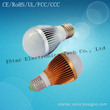 Istar 5W High Power LED Bulb with Gold & Silver Cover